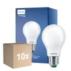 Multipack 10x Philips MASTER LED Bulbo Ultra Efficient E27 Pera Mate 4W 840lm - 830 Luz Cálida | Reemplazo 60W